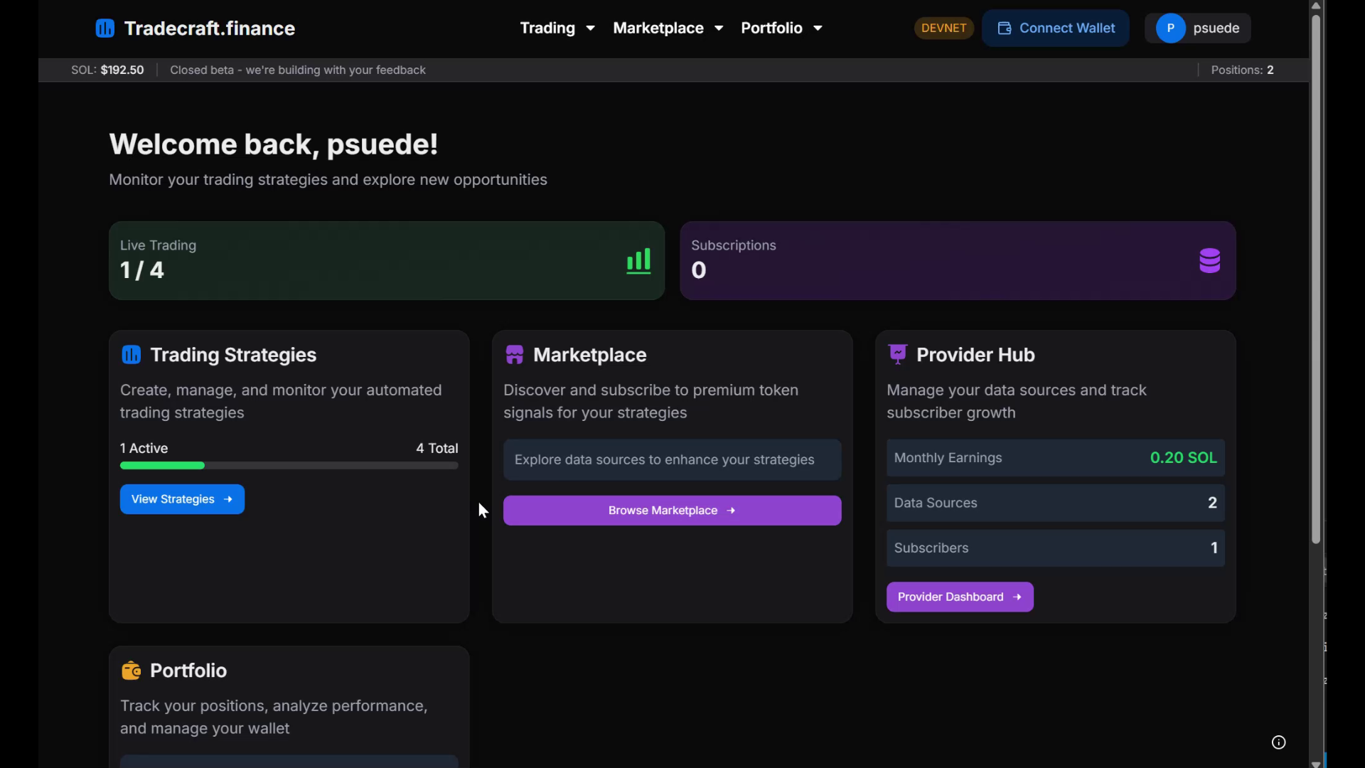 Live Trading Execution
